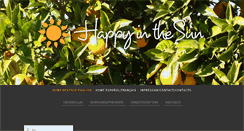 Desktop Screenshot of happyinthesun.com